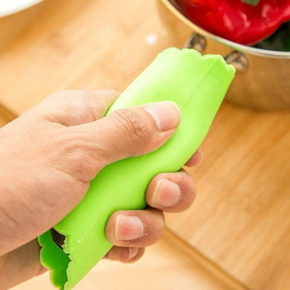 3pcs Silicone Garlic Cloves Peeler Skin Remover Press Roller Kitchen Tool Random Color