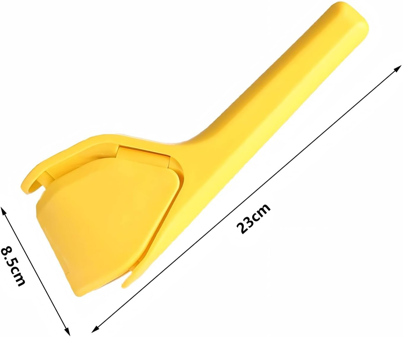 Lemon Squeezer, Effortless Manual Flat Lime Juicer Squeezer, Fold-Flat Citrus Juicer, Hand Citrus Press, Sturdy Flat Manual Lemon Juicer, Suits Lime & Lemon (Yellow)