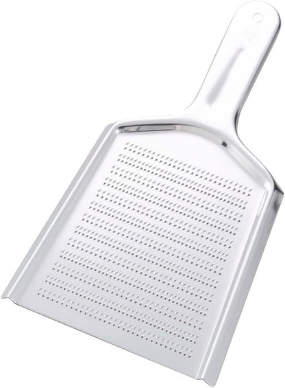 TIKUSAN Japanese Grater Oroshigane Slicer Stainless Steel Made in Japan for Radish Garlic Ginger Fruits Root Vegetables (4.1"x8.5")