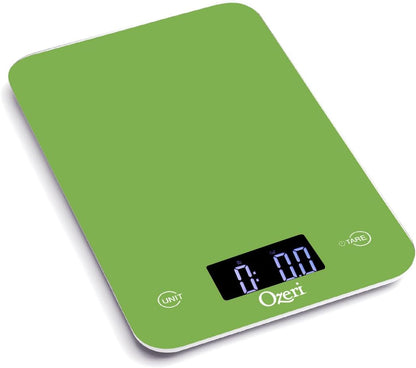 Ozeri Touch Professional Digital Kitchen Scale (12 lbs Edition), Tempered Glass in Elegant Black