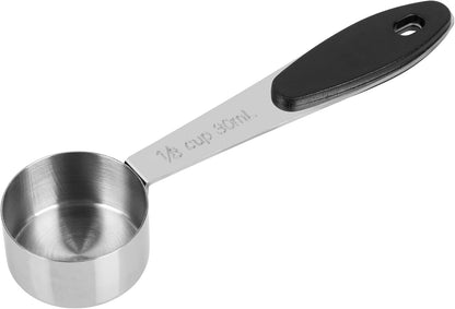 DOTINGHUX 1/3 Cup Magnetic Grips Stainless Steel Measuring Cup -1PCS