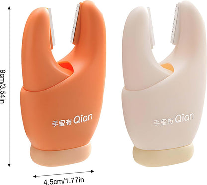 2026 New Garlic Peeler Clips with Stainless Steel Blade - Manual Skin Remover, Easy-to-Use Peeling Tool for Home Cooking, Kitchen Gadgets, Keeps Hands Odor-Free (Orange)