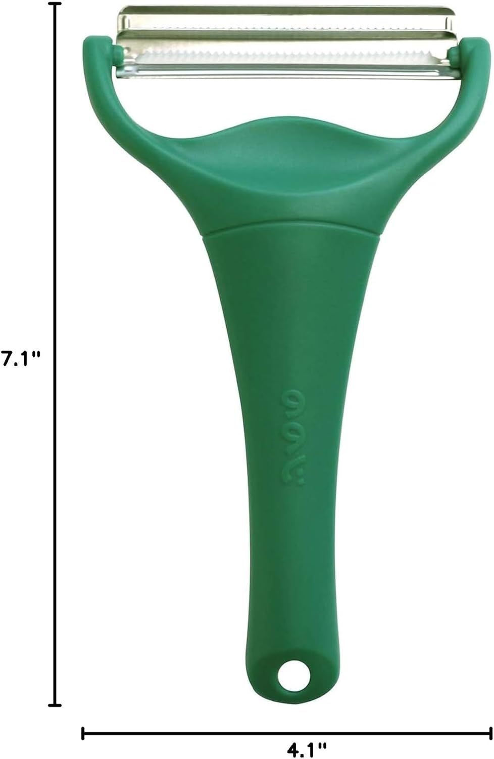 Nonoji MAX Cabbage Peeler and Shredder with Non-Slip Handle, Julienne, 2 Sharp Blades for Vegetable Peeling, Kitchen, Dark Green