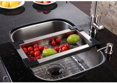 KRAUS Stainless Steel Colander for Workstation Kitchen Sink, CS-6