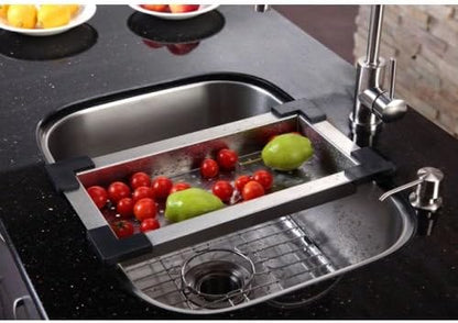 KRAUS Stainless Steel Colander for Workstation Kitchen Sink, CS-6