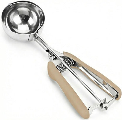 Ice Cream Scoop, 18/8 Stainless Steel Cookie Scoop, Cookie Scoops for Baking, 2 Tbsp/ 30 ml/ 1 oz Cookie Dough Scoop, Ice Cream Scooper with Trigger Release, Cookie Scooper for Baking