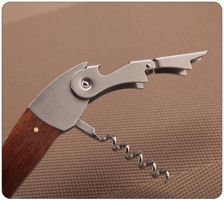 Unique Fish Corkscrew, Professional Waiters Corkscrew Wine Key Bottle Opener,Manual Wine Key for Servers, Waiters, Bartenders and Home Use