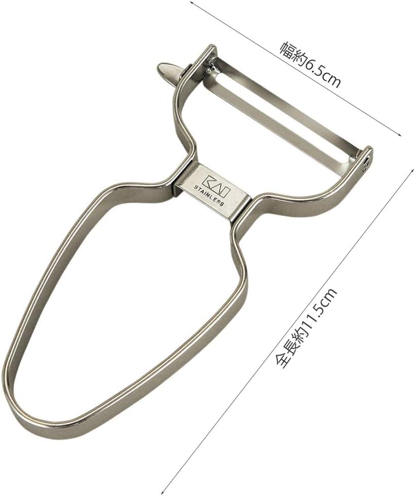 Kai Kai DH7163 Peeler, Kai House Select, Stainless Steel, Made in Japan