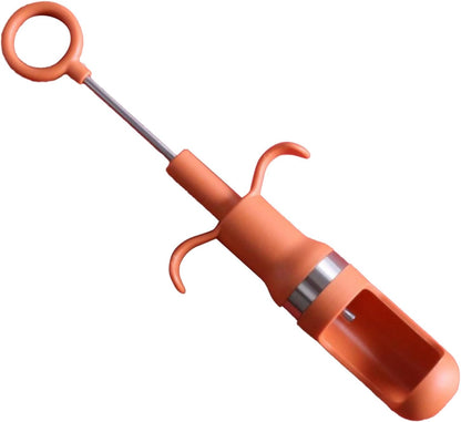 Red Dates Corer, Portable Fruit Core Remover Cherry Pitter Remover Tool Fruit Core Remover Tool For Pear Cherry Jujube Red Date (Orange)
