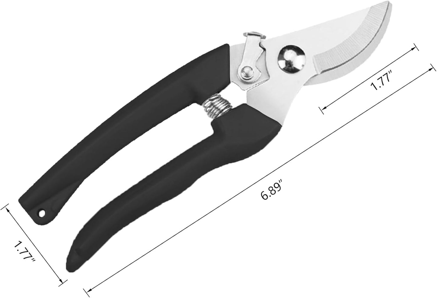 Garden Scissors for Plant, Tip Pruning Shears for Cutting Flowers, Trimming Plants, Bonsai and Fruits Picking (Bypass Blade Pruner)