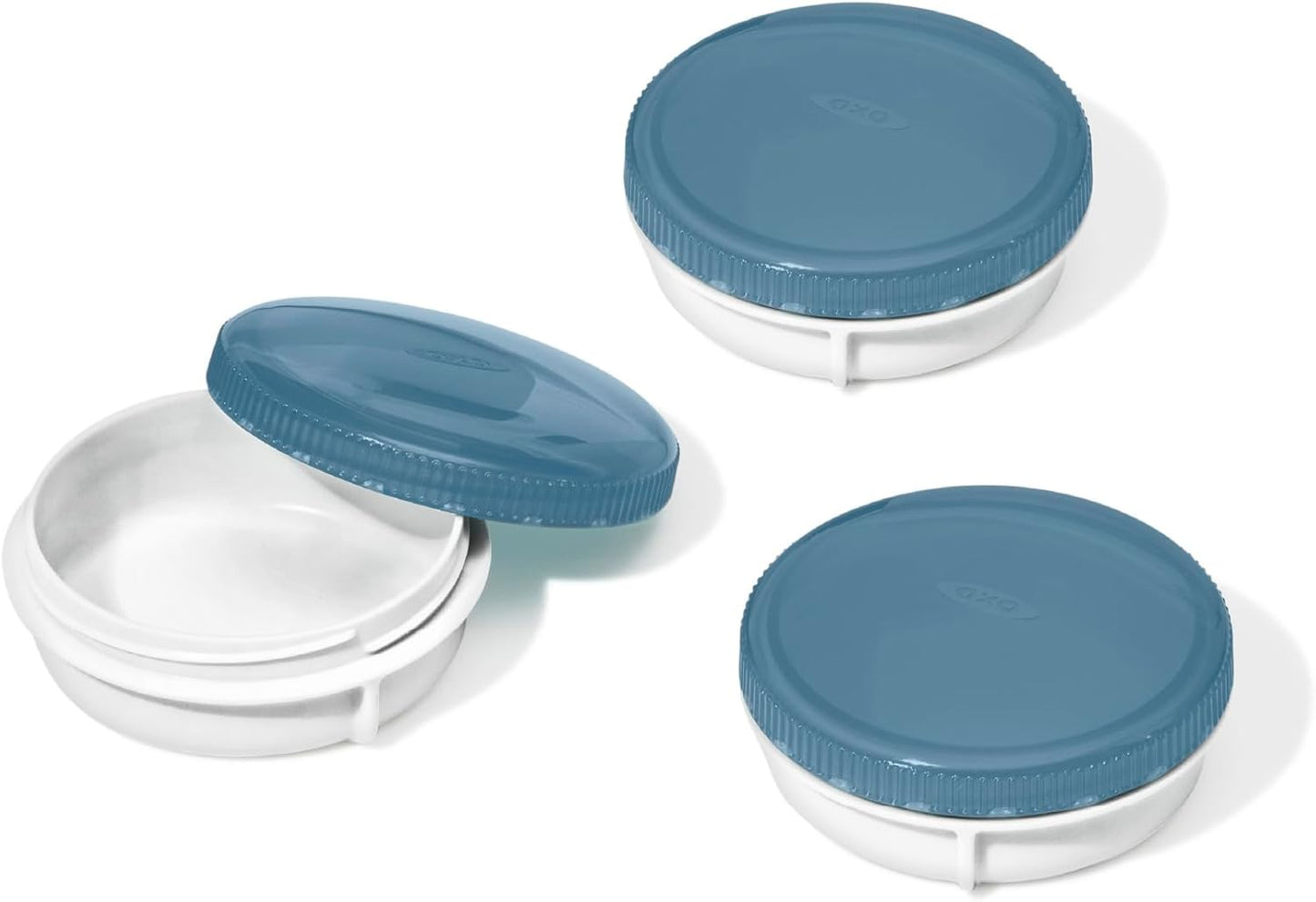 OXO Good Grips Prep and Go Silicone Squeeze Bottle 2 Pack - Ocean Blue
