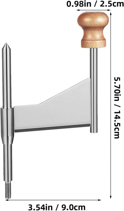 Toyvian Manual Cheese Grater Cutter 5.70X3.54X0.98In Stainless Steel Handheld Cheese Shaver Slicer for Cucumbers Carrots Melon Potato Kitchen Tool