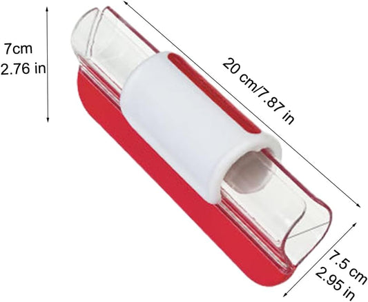 Multi-Function Grape Cutter Tomato Slicer,Small Fruit Vegetable Cutter Kitchen Accessories Quick and Easy Slicing for Vegetable Fruit Salad Cake Decoration(COLOR:Red)