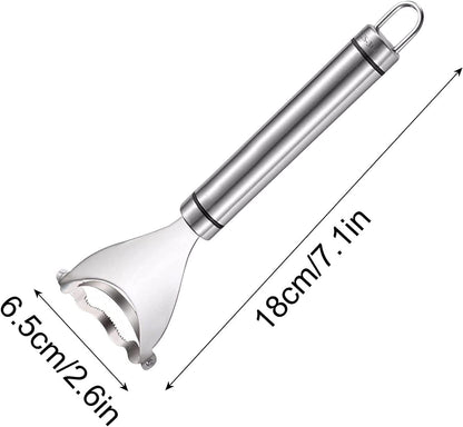 KOSIMI Magic Corn Peeler, Stripper Cob Tool, Premium Stainless Steel Thresher with Ergonomic Handle, Kitchen Gadget
