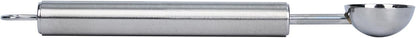 Restaurantware Stainless Steel Melon Baller - German Standard Fruit Scooper, Ergonomic Grip, Dishwasher Safe - Fruit Baller For Watermelon, Cantaloupe, Butter, DIY Fruit Platter