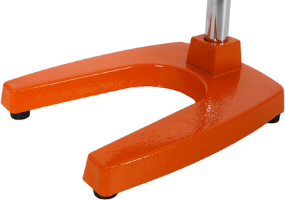 Extra-Large Commercial Grade Cast Iron Citrus Juicer, Heavy Duty Manual Hand Press Countertop Squeezer for Fresh Orange, Grapefruit & Citrus Juice (Orange)