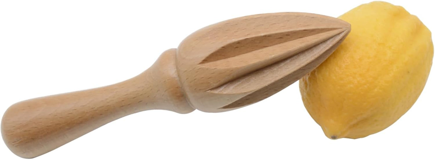 2 Pcs Wooden Lemon Squeezer Handheld Citrus Reamer Wooden Citrus Juicer
