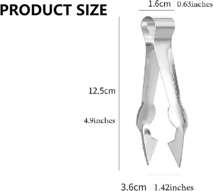 Multi-Functional Fruit & Vegetable Stem Remover Clip, Strawberry Huller, Pineapple Eye Remover, Kitchen Gadget, Silver Stainless Steel Handle