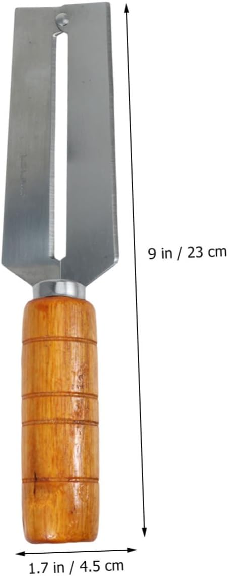 Healifty 4pcs Stainless Steel Pineapple Peeler Corer Strawberry Huller Fruit Slicer Kitchen Tool