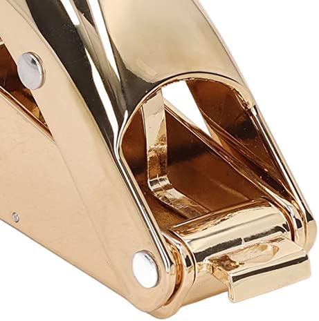 Gold Garlic Press 3 in 1 Heavy Duty Garlic Mincer Easy Squeeze Aluminium Alloy Multipurpose Garlic Crusher for Kitchen