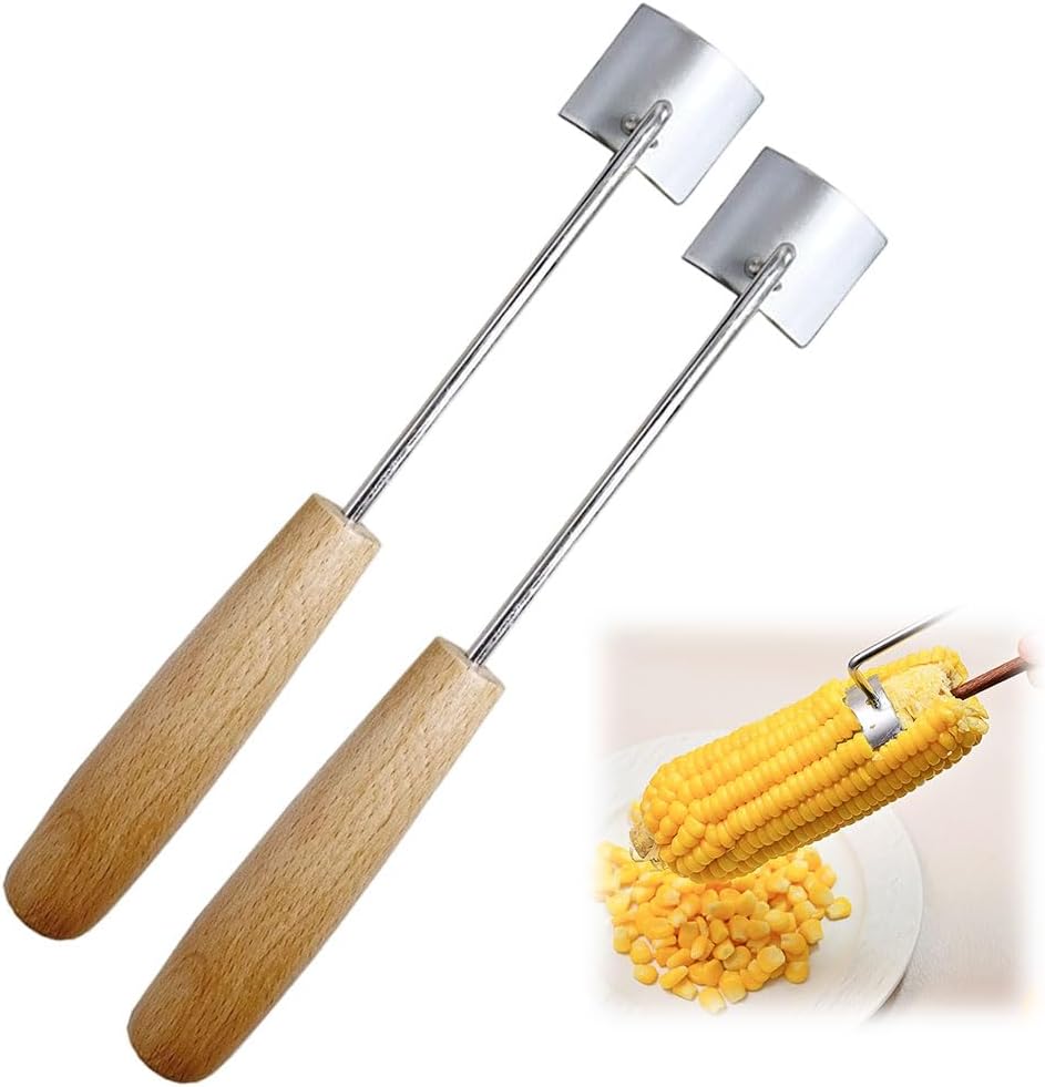Easy Clean Corn Cob Peeler, 2025 New Corn Peeler for Corn on the Cob Stripper Tool, Corn Cutter Remover Tool Kitchen Gadgets (1 Pcs)