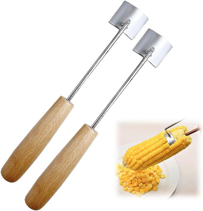 Easy Clean Corn Cob Peeler, 2025 New Corn Peeler for Corn on the Cob Stripper Tool, Corn Cutter Remover Tool Kitchen Gadgets (1 Pcs)