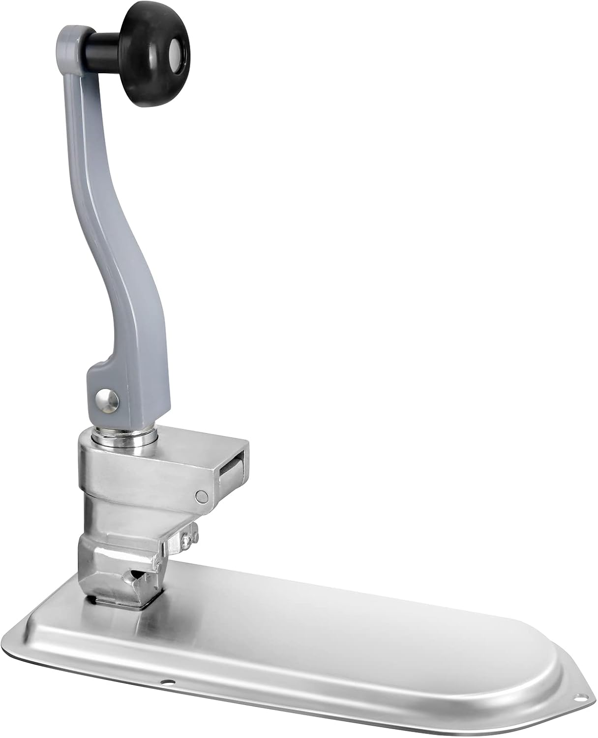VEVOR Commercial Can Opener, 18.9"/48cm Long, Stainless Steel Manual Table Can Opener for Up to 11.8"/30cm Tall, Fixed with Clamp or Screws, Ergonomic Swing Handle & One Spare Knife, for Restaurants