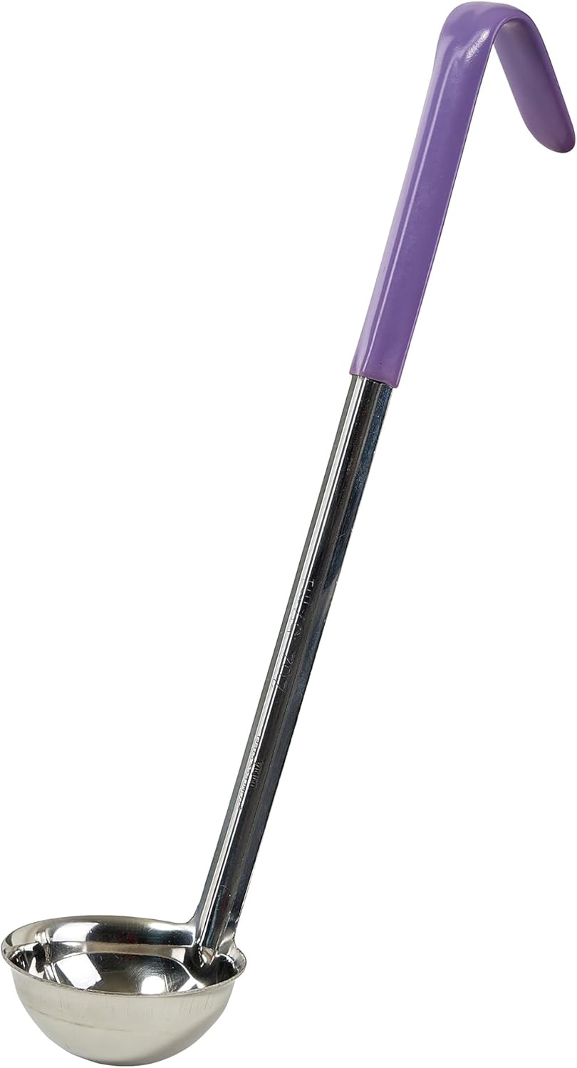 Winco Stainless Steel Ladle, 8-Ounce