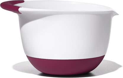 OXO Good Grips 3-Piece Plastic Mixing Bowl Set - Cadet Blue, Tower Gray, Jade, Small, Medium, Large
