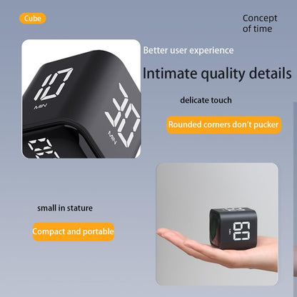 EooCoo Pomodoro Timer Cube, Cool Stuff Gadgets, Visual Timer with Gravity, Countdown 5/10/25/50 Min, Rechargeable Productivity Tool for Office, Classroom, Kitchen, Gym, Yoga, College School Supplies