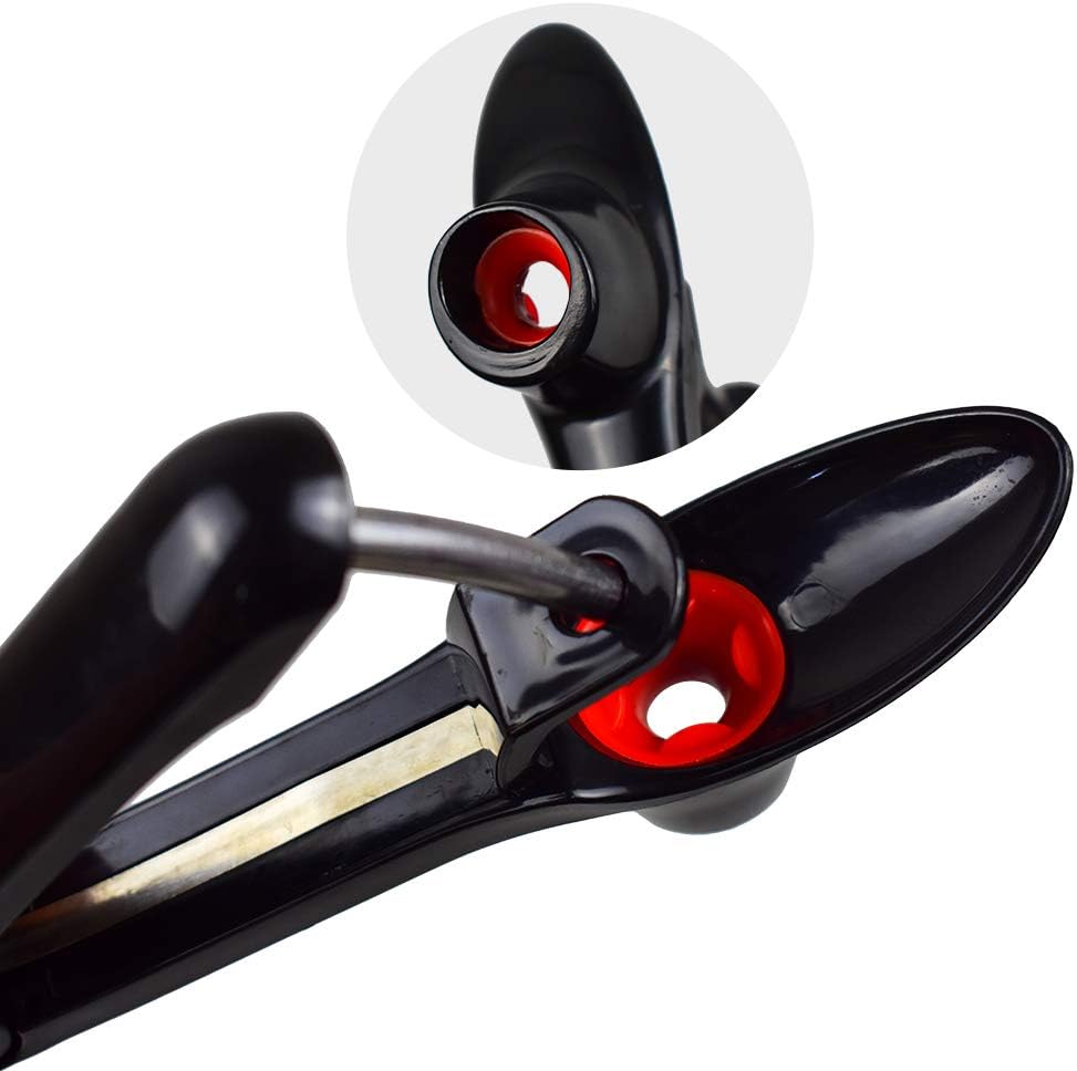 Cherry Pitter Tool, Cherry Stoner Olive Pitter Tool, Portable Kitchen Tool with Space-Saving Lock Design - Black