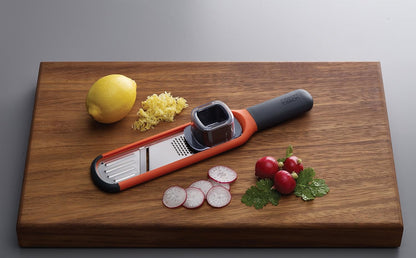 2-in-1 Mini Grater & Slicer – Compact Kitchen Tool with Sharp Stainless Steel Blades