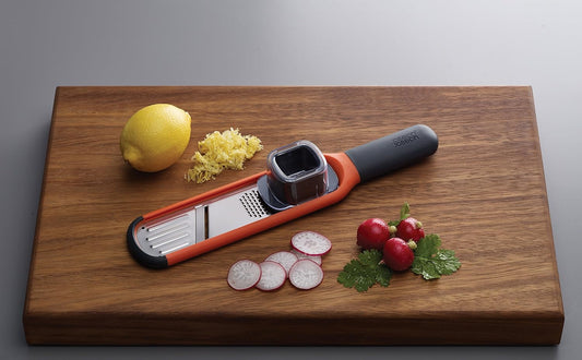 2-in-1 Mini Grater & Slicer – Compact Kitchen Tool with Sharp Stainless Steel Blades