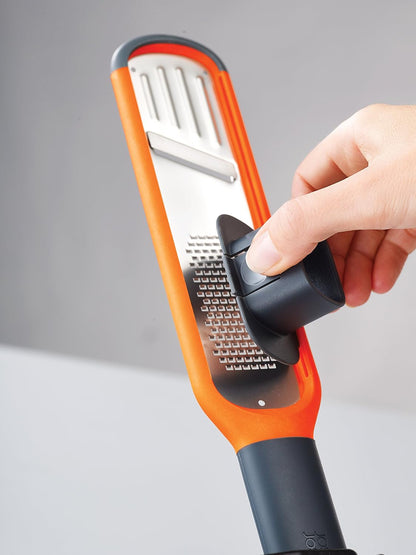 2-in-1 Mini Grater & Slicer – Compact Kitchen Tool with Sharp Stainless Steel Blades