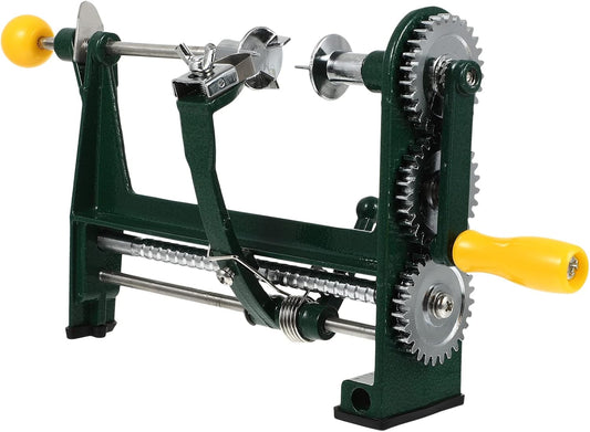 Peeling Machine Orange Peeler, Pineapple Corer Hand-Cranked Mango Kiwi Peeling Machine Household Stainless Steel Gadgets Potato Slicer Orange Alloy Fruit for Home Comes with English Instruction Manual