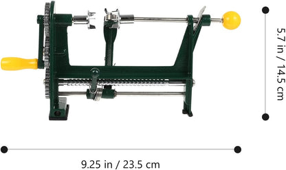 Peeling Machine Orange Peeler, Pineapple Corer Hand-Cranked Mango Kiwi Peeling Machine Household Stainless Steel Gadgets Potato Slicer Orange Alloy Fruit for Home Comes with English Instruction Manual