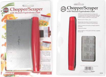 583R Grip-EZ Bench Scraper/Chopper, Red