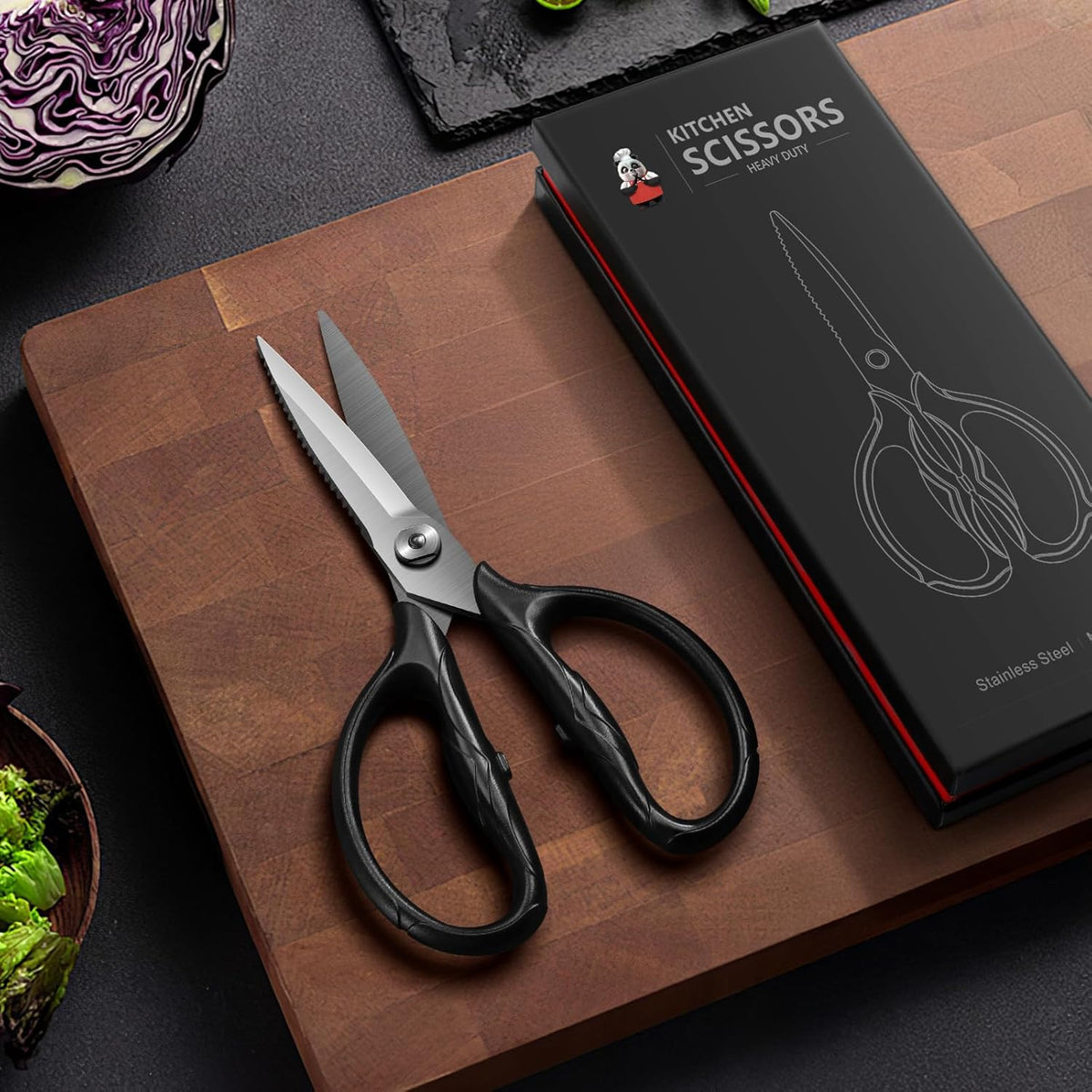 8.4" Heavy Duty Kitchen Scissors - All Purpose Japanese Shears