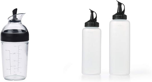 Good Grips Little Salad Dressing Shaker + Chef's Squeeze Bottle Set