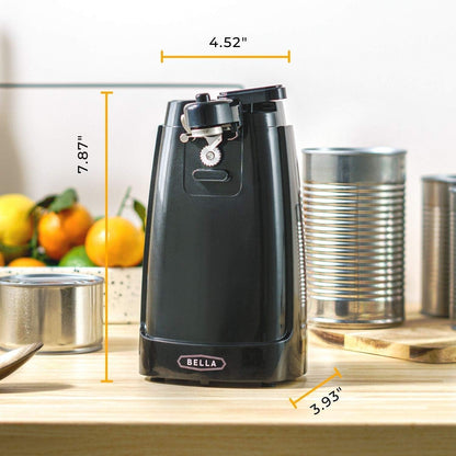 Electric Can Opener and Knife Sharpener, Black