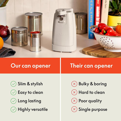 Electric Can Opener and Knife Sharpener, Black