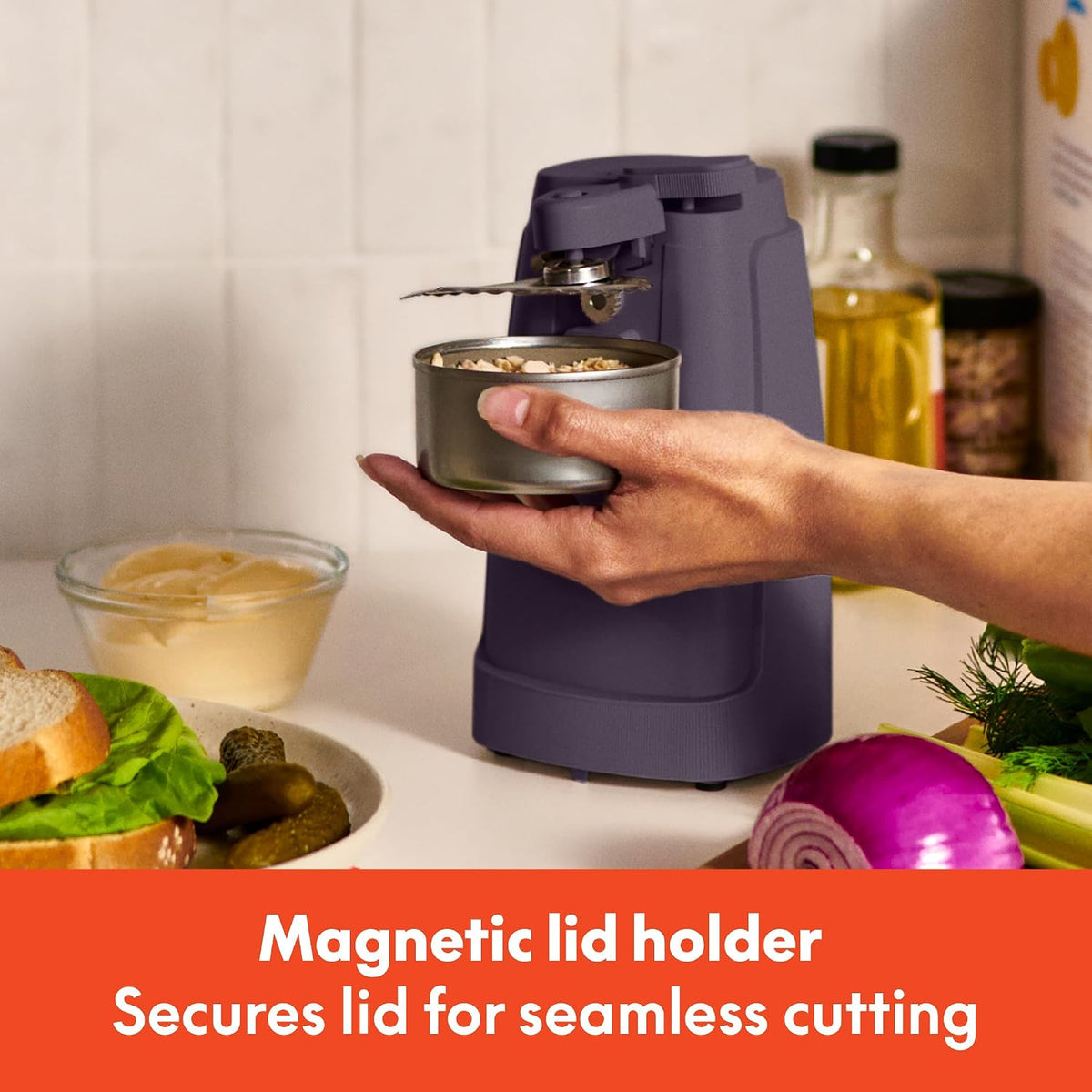 Electric Can Opener and Knife Sharpener, Black