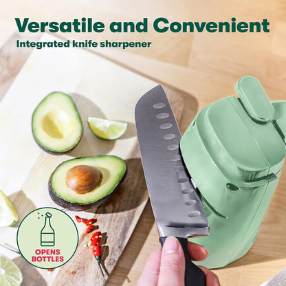 Electric Can Opener and Knife Sharpener, Black