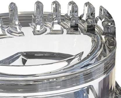 Garlic Twister 4th Gen, clear manual garlic mincer for ginger, herbs and nuts