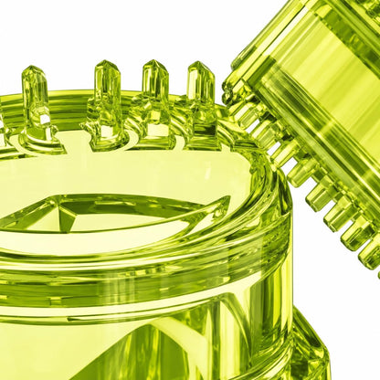 Garlic Twister 4th Gen, clear manual garlic mincer for ginger, herbs and nuts