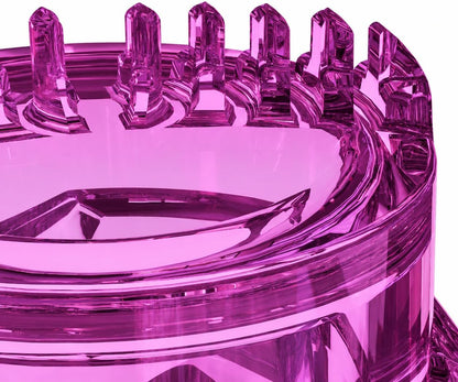 Garlic Twister 4th Gen, clear manual garlic mincer for ginger, herbs and nuts