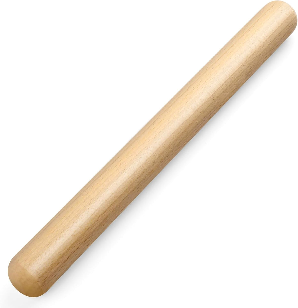 11.5-inch Wooden Rolling Pin for Baking, Natural Wood Dough Roller
