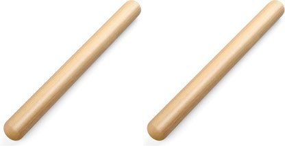 11.5-inch Wooden Rolling Pin for Baking, Natural Wood Dough Roller