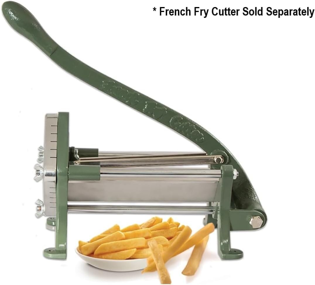 Cast Iron Handle Replacement for French Fry Cutter- Commercial Grade French Fry Cutter Food Slicer Manual Potato Cutter Vegetable Chopper for Carrot Cucumber Heavy-Duty