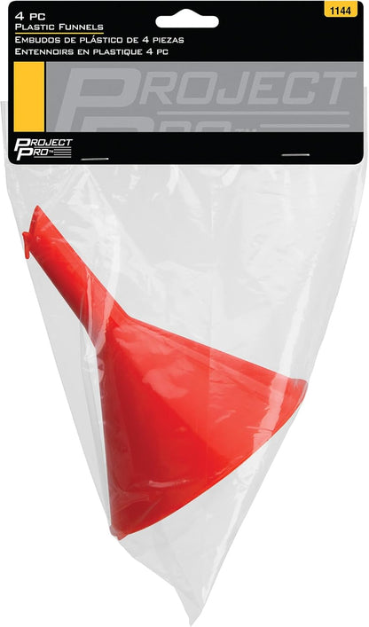 1144 4-Piece Funnel, Plastic